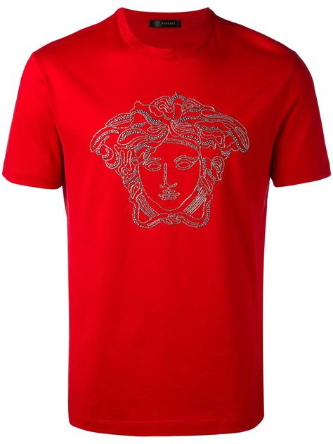 versace swarovski t shirt|Men's Designer Polos & Luxury T.